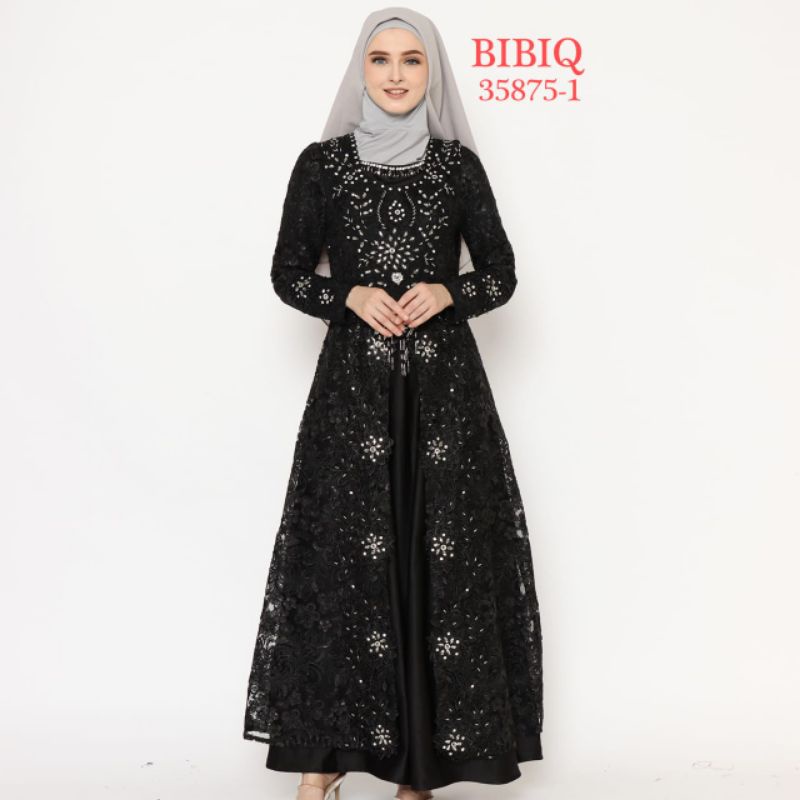 Bibiq 35875-1 Gamis Dress Muslim Fashion Muslim