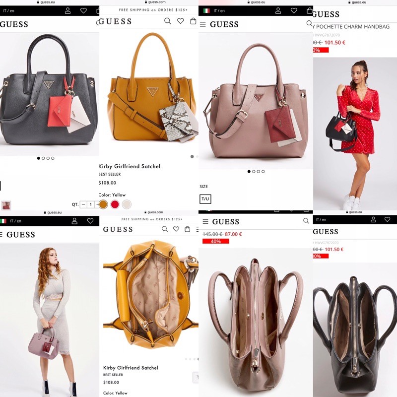 GUESS KIRBY GIRLFRIEND SATCHEL