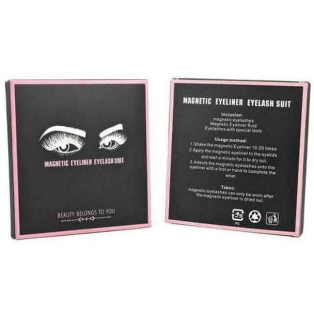 MAGNETIC EYELINER EYELASH SUIT/ BULU MATA MAGNET EYELINER [BULU MATA]