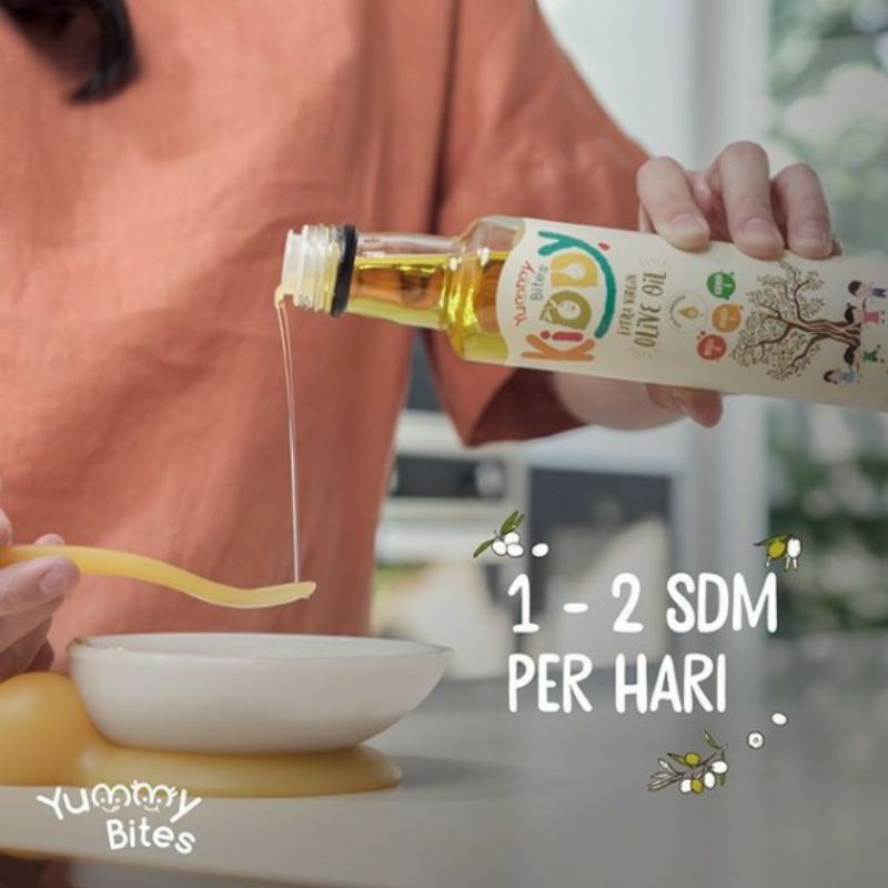 Yummy bites kiddy olive oil EVOO 250ml/ minyak zaitun