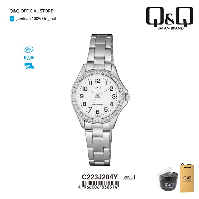 Q&Q QnQ QQ Original Jam Tangan Wanita Fashion Analog - C223 C223J Water Resist