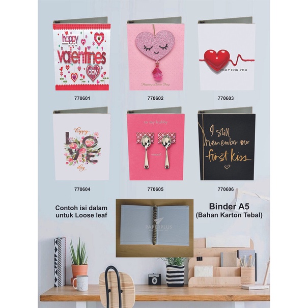 

Binder A5 / Binder Note A5 / Love / Set 2955