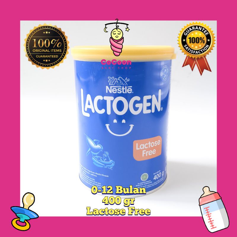 Susu Formula Lactogen Lactose Free Lacto Free Lactofree 400 gr 400g