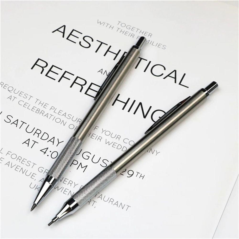 LANFY Writing Supplies Automatic Pencil Office Mechanical Pencil Movable Pencil for Students Drawing 0.5/0.7/0.9/1.3/2.0mm School Sketch Stationey Propelling Pencil