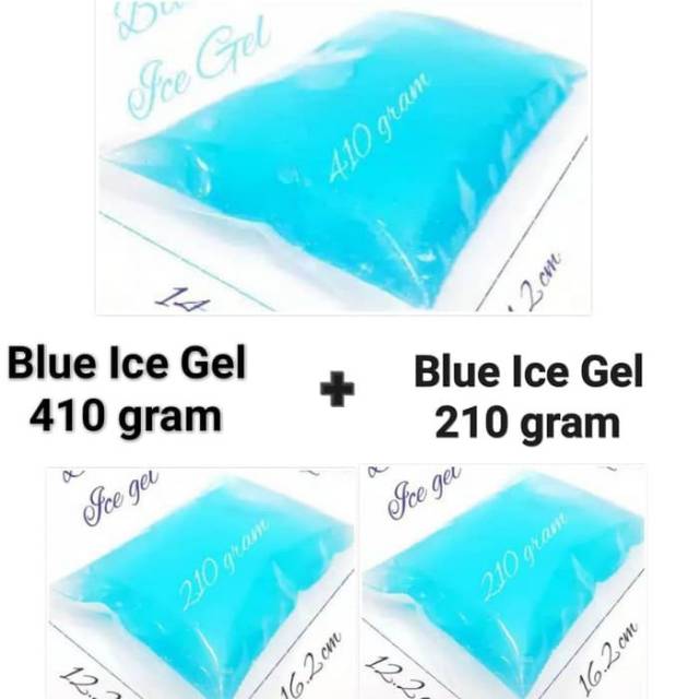 210 GRAM  Blue ice gel   / ICEGEL BIRU PENDINGIN / ICE GEL KIPAS ANGIN