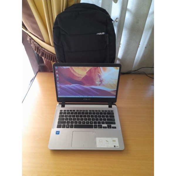 Laptop Second Asus A407M Windows 10 Ori Intel N4000 Ram 4gb HDD 1T Garansi Resmi Asus - Laptop Bekas