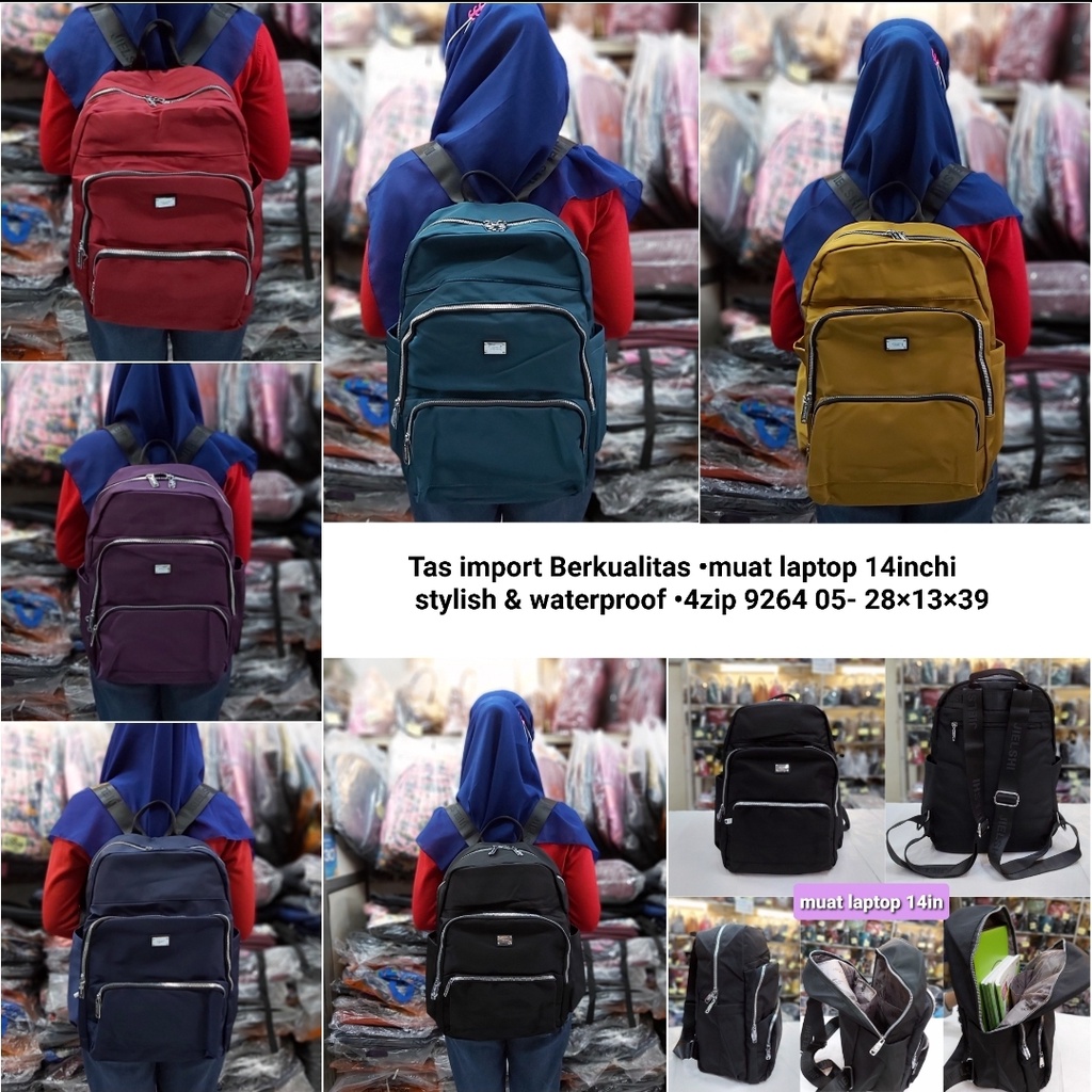 tas import ransel SD SMP SMA anak perempuan tas kerja wanita tas travelling