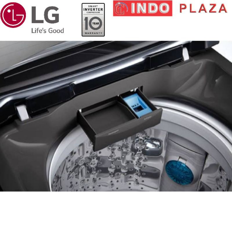 MESIN CUCI LG 1 TABUNG 18 Kg / 18kg T2518VSAB TOP LOADING smart inverter