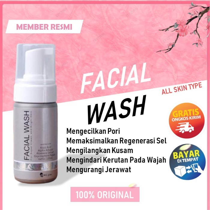 MS Glow Facial Wash / Sabun Cuci Muka Glowing MS Glow Facial Wash / Ms Glow Facial Wash Whitening