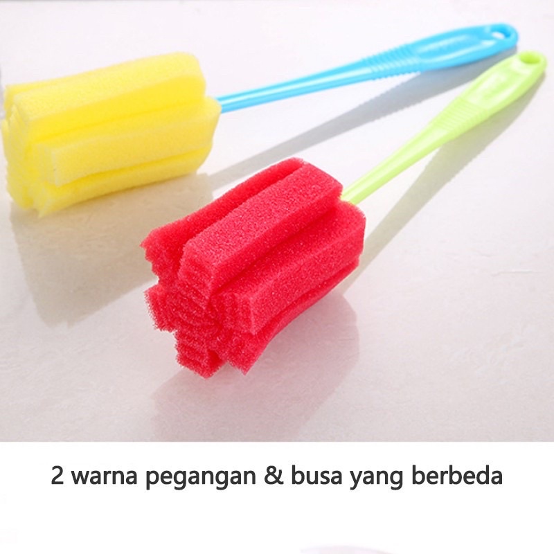 Import Sikat Spons Spon Sponge untuk Cuci botol gelas dot anak bayi dish Washing Sponge Baby Kids