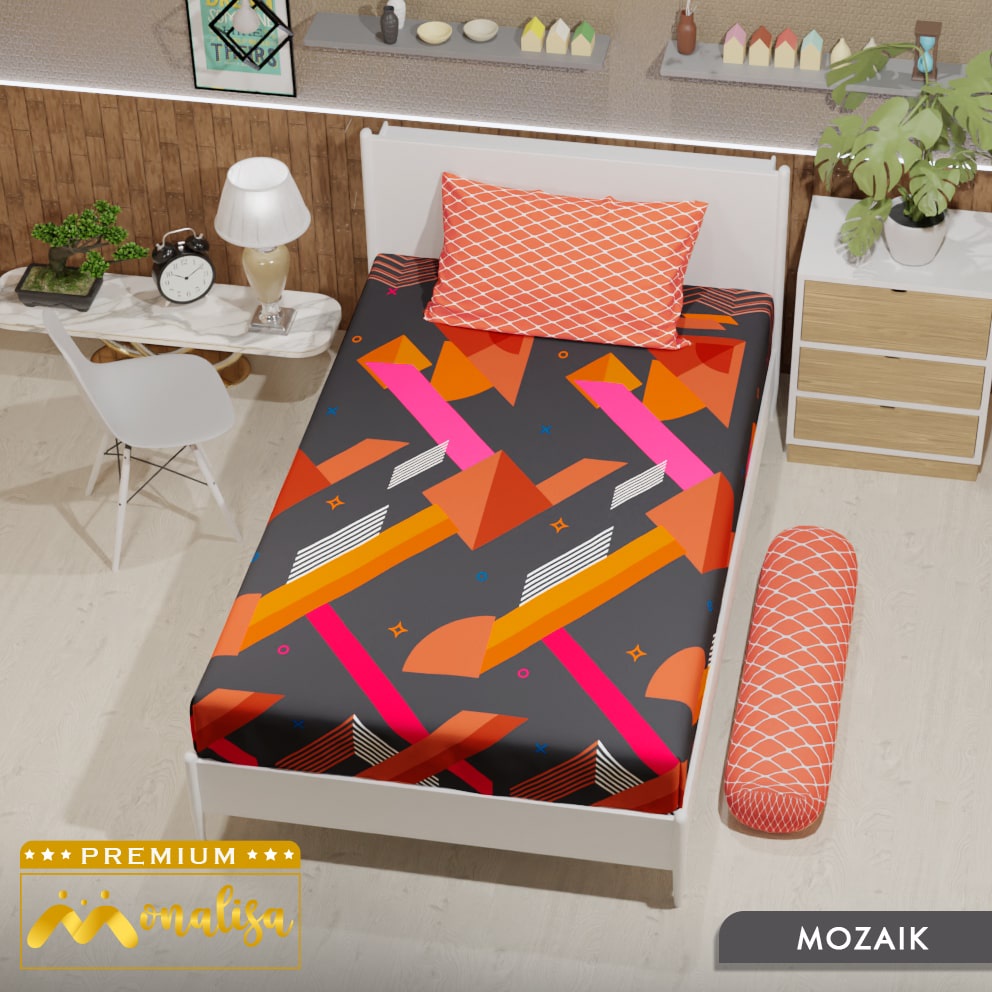 Monalisa Premium Sprei Uk 90/100/120 - Mozaik