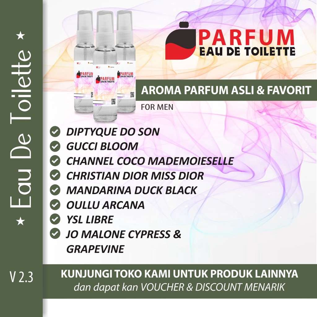 Parfum Eau Dee Toillete Aroma Wangi Segar Kemasan 30 ml Spray