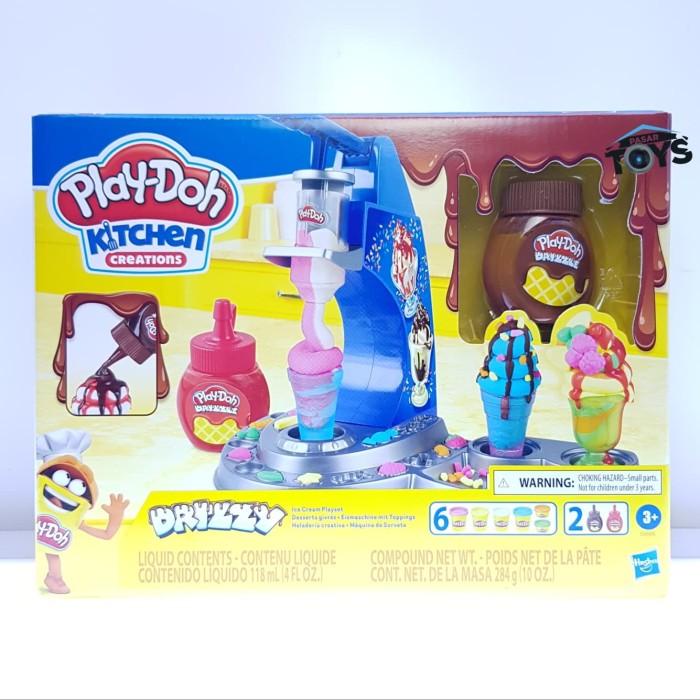 Jual PlayDoh Kitchen Creations Drizzy Ice Cream Playset Featuring
