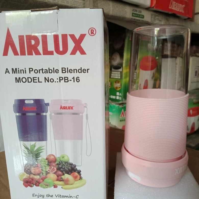 AIRLUX ELEKTRIK ELECTRIC MINI PORTABLE BLENDER KAPSUL JUICER HAND 300