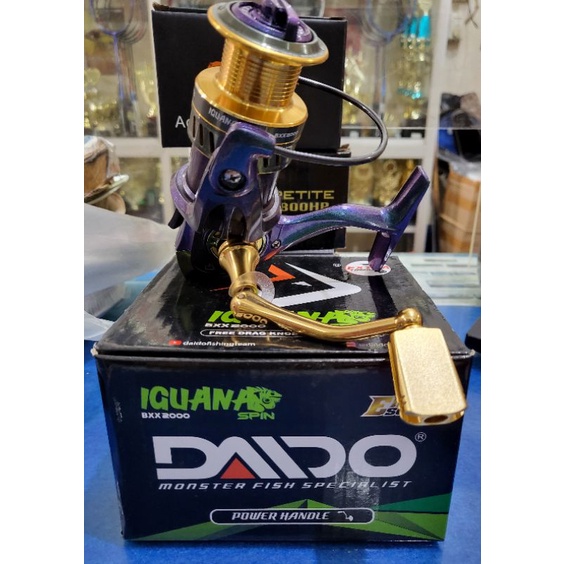 Reel Daido Iguana Spin BXX 2000 Elite Series - Free HANDLE