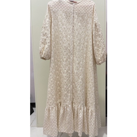 ZIANA MAXI DRESS BENANG JARUM BUTTONSCARVES - SIZE S