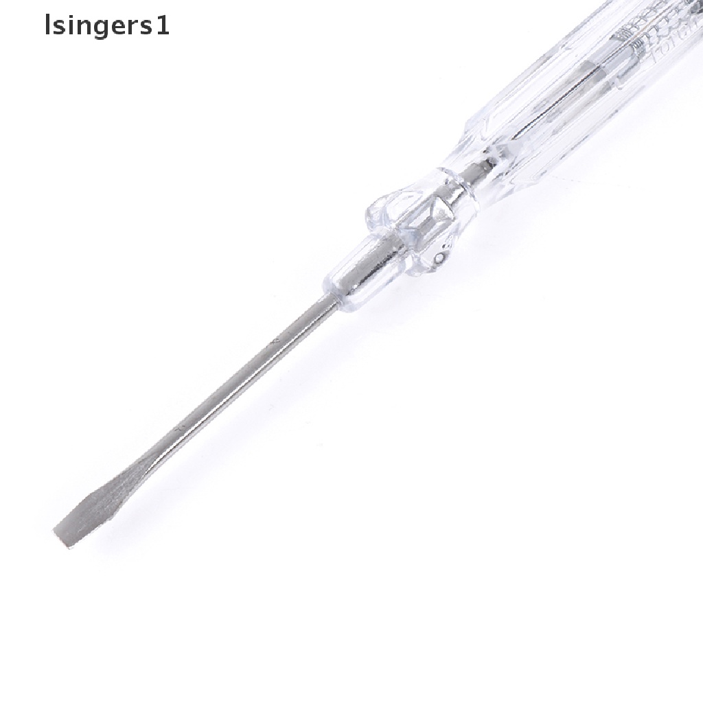 (lsingers1) 2pcs / Set Obeng Tes Pen Uji / Uji / Deteksi Power Listrik