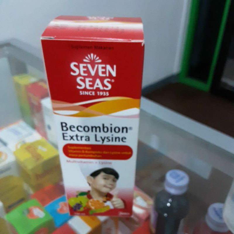 SEVEN SEAS BECOMBION EKSTRA LYSINE SIRUP 100 ML