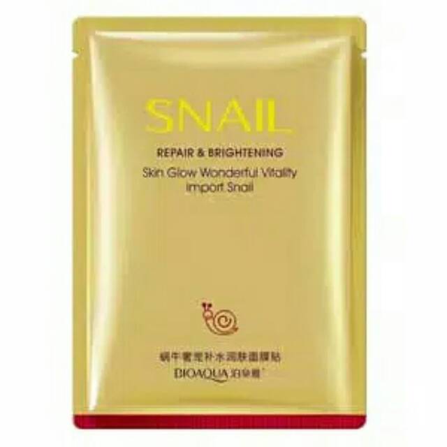 Masker wajah snail (bio aqua)