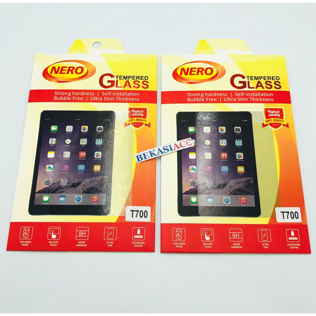 TEMPERED GLASS / ANTI GORES KACA SAMSUNG TAB S 8INC / T700 / T705 NERO