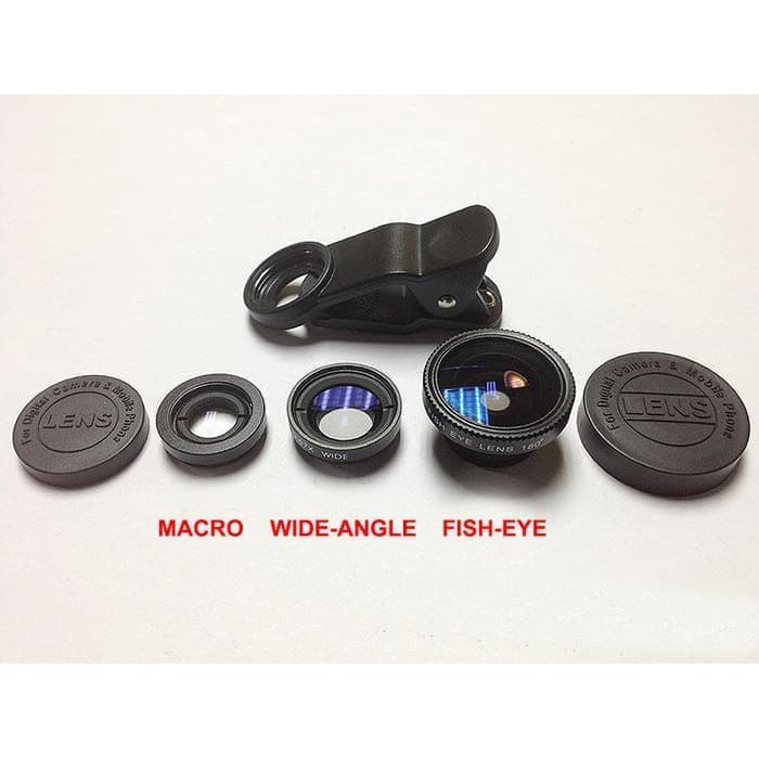 Lensa FISHEYE 3in1 UNIVERSAL Grosir