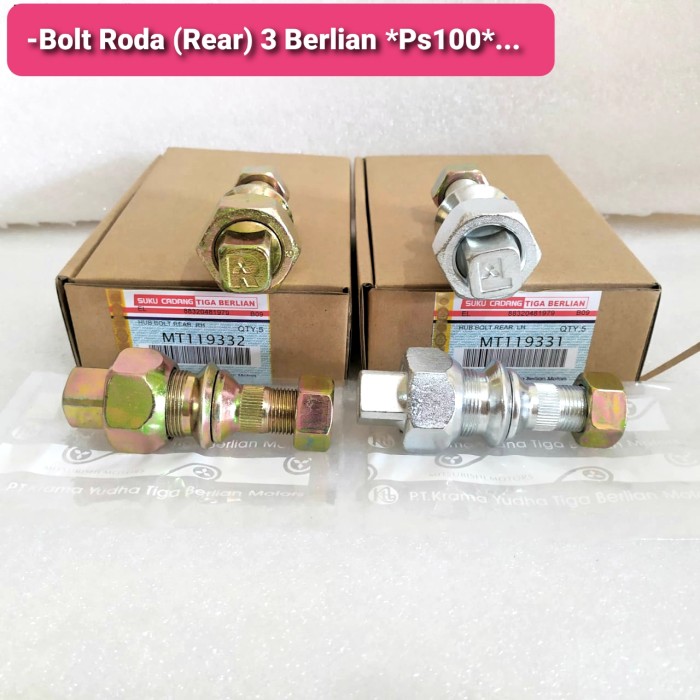 Baut Bolt Roda Belakang Colt Diesel PS100 PS120 Ragasa 1PC