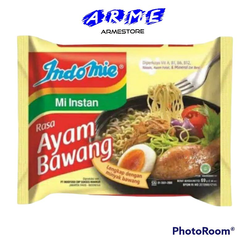 

Indomie rebus ayam bawang mie instan 69 g