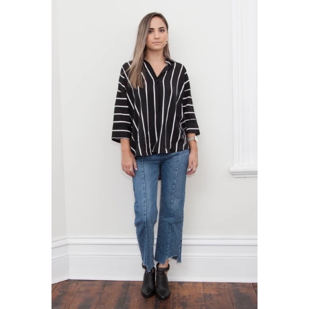 Hello Parry AKIE PINSTRIPE SHIRT