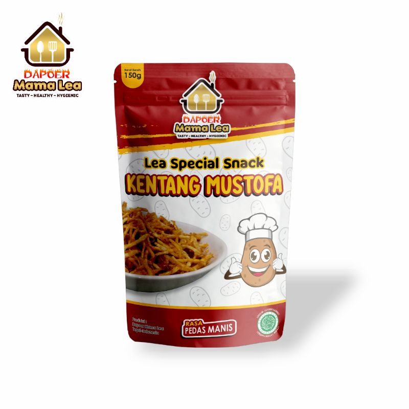 

Lea Special Snack Kentang Mustofa (Kentang Teri Kacang) Dapoer Mama Lea 150 gram