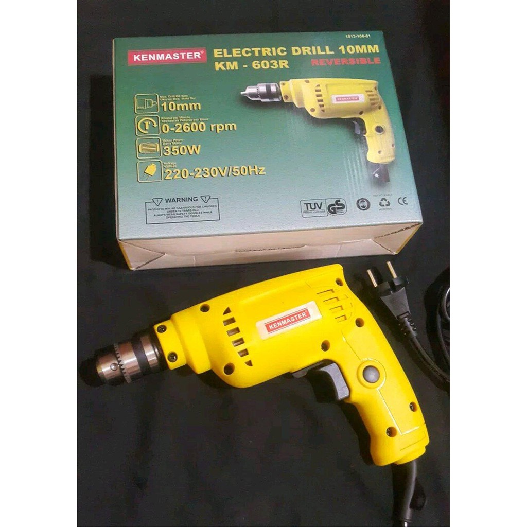 mesin bor besi 10mm KENMASTER bor tangan bor listrik onderdil top