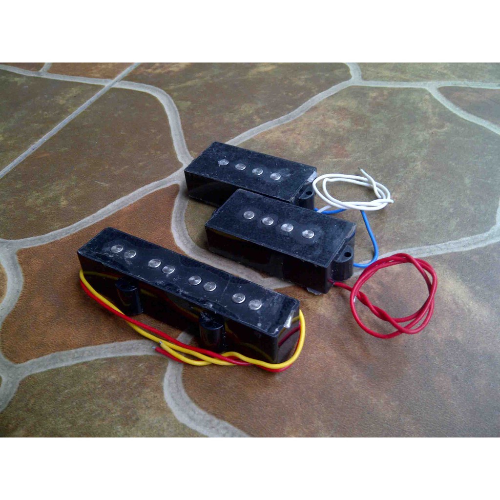 Pickup Set Precision Jazz Bass Magnet Ceramic Original Not Emg Hz Dimarzio Tesla Aguilar Nordstrand