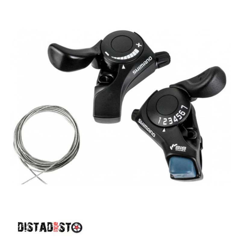 Shifter shimano & shifter no name 7 speed asesoris sepeda