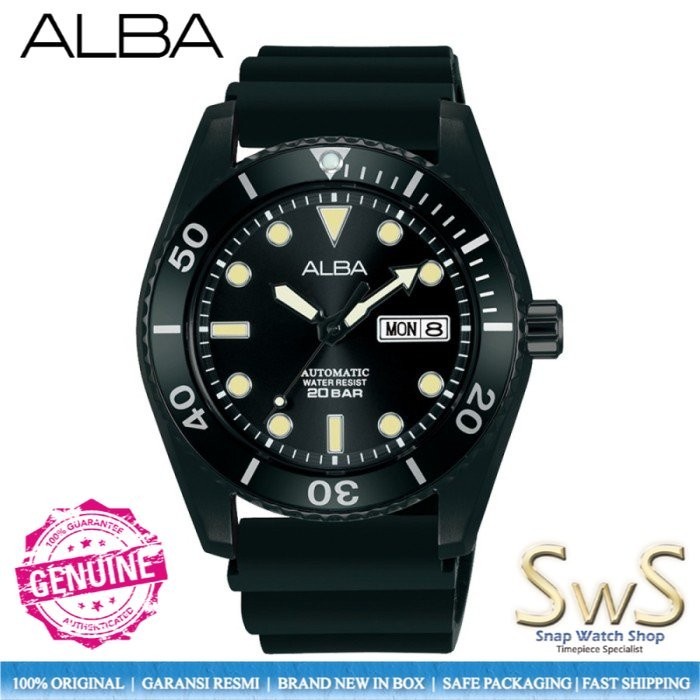 Jam Tangan Pria Alba Automatic AL4297X1 AL4297 43 mm Original Resmi