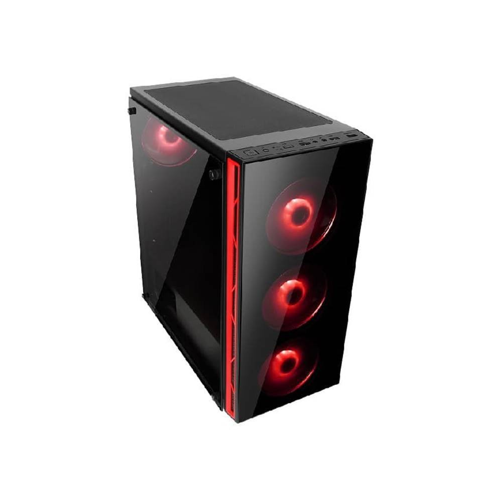 CASING PC GAMING INFINITY PHARAOH + 3 FAN RGB -TEMPERED GLASS-ATX&amp;mATX