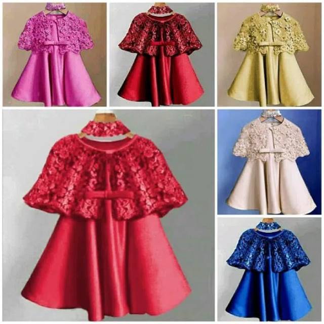 dress kids cape brocade import