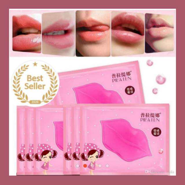 Lips Bioaqua / Masker Bibir / Collagen Mask / Lip Pink Bio Aqua