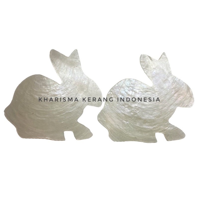 CAPIZ SHELL BUNNY SHAPE KERANG SIMPING KULIT KERANG CAPIZ CAPIZ SHELLS KULIT KERANG CAPIZ SIMPING