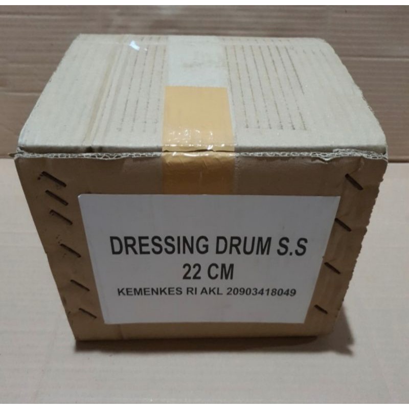 Tromol 22cm / Dressing Drum 22 cm / Tromol Kasa / Tromol Verban