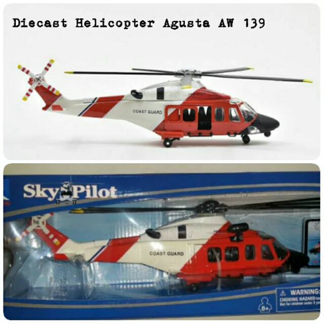 Diecast Helicopter Agusta Westland AW 139 Newray