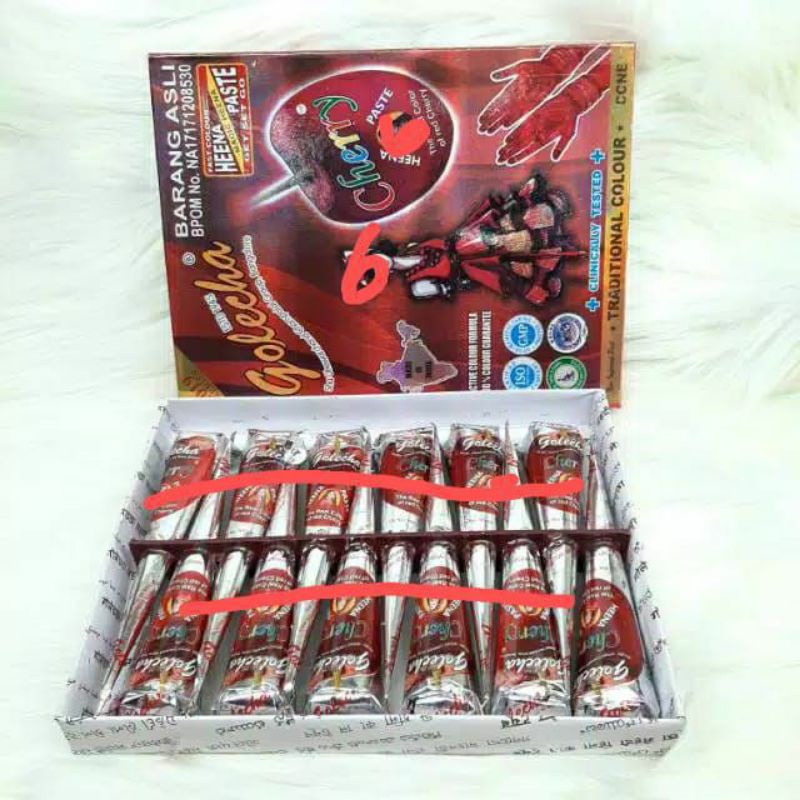 HENNA GOLECHA CHERRY / HENNA GOLECHA MERAH
