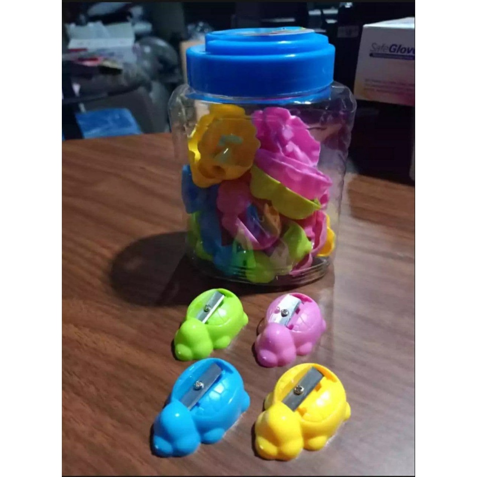 GROSIR RAUTAN PENSIL ISI 24 PCS PER TOPLES BENTUK KURA KURA LUCU