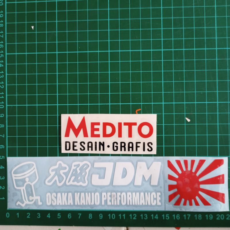 Sticker Cutting JDM OSAKA KANJO PERFORMANCE