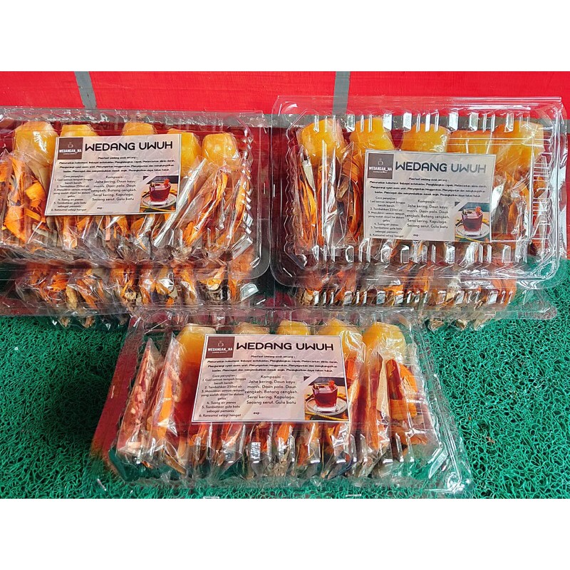 

Wedang Uwuh Komplit 1 pack isi 10pcs + gula batu cetak