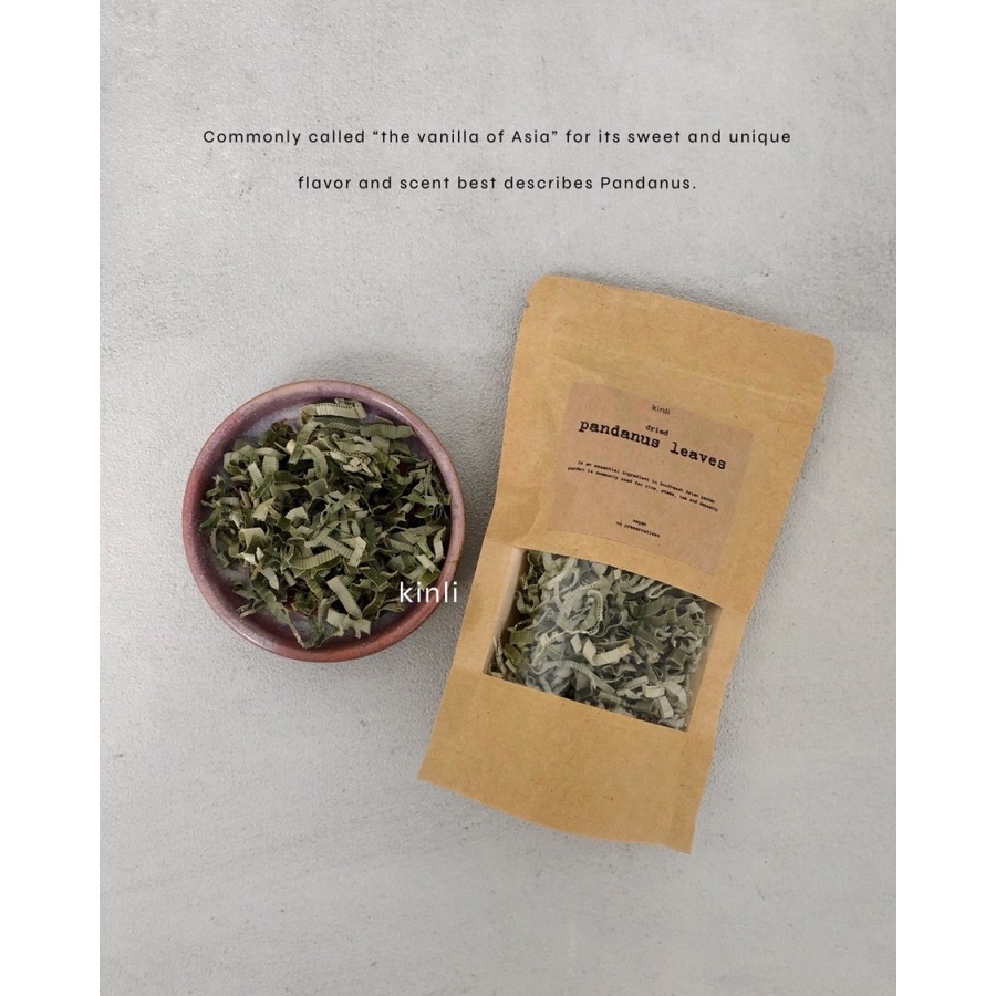 dried pandanus pandan leaves daun pandan kering 10gr