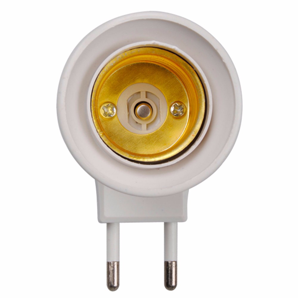 Fitting Lampu dgn Saklar E27 Lampu Bohlam Portable EU Plug