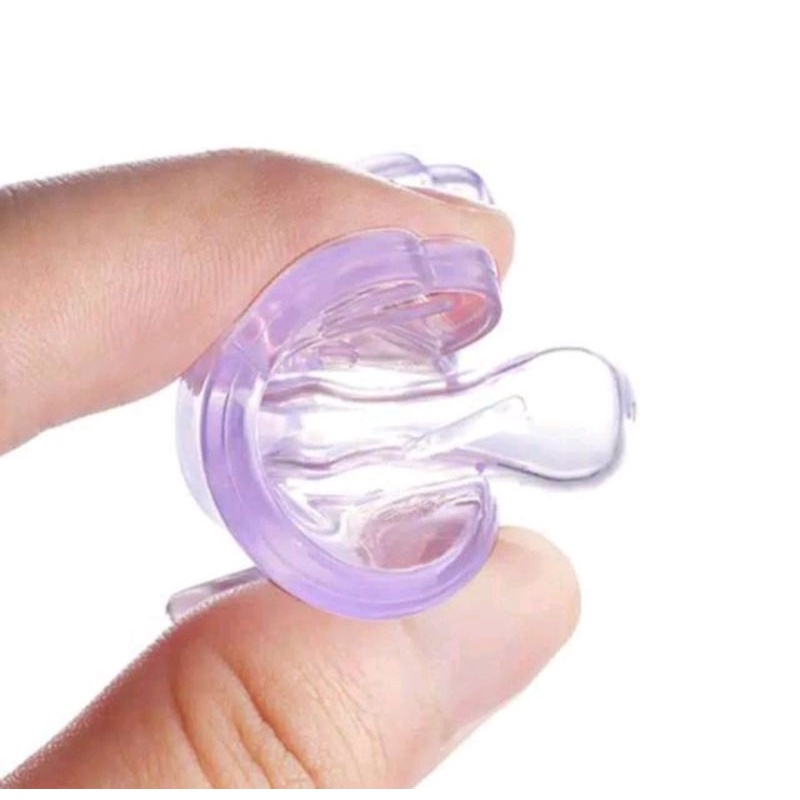 EMPENG BAYI FULL SILIKON TRANSPARAN DOT PACIFIER