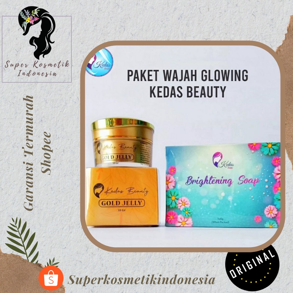 KEDAS BEAUTY ORIGINAL ( SABUN / GOLD JELLY / BODY SERUM )-1