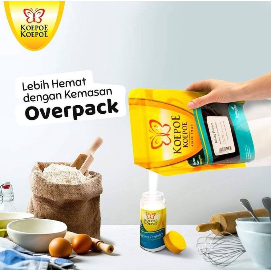 Koepoe Koepoe Baking Powder 45 Gr Pengembang Kue Bahan Bubuk Halal