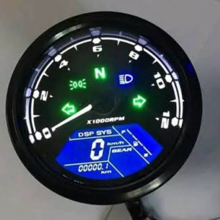 speedometer babon digital custom semua motor / speedometer lengkap fungsinya