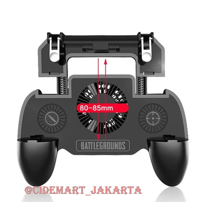 GAMEPAD SR PUBG ROS FF POWERBANK KIPAS TRIGGER L1 R1 GAMEPAD 4IN1 SR